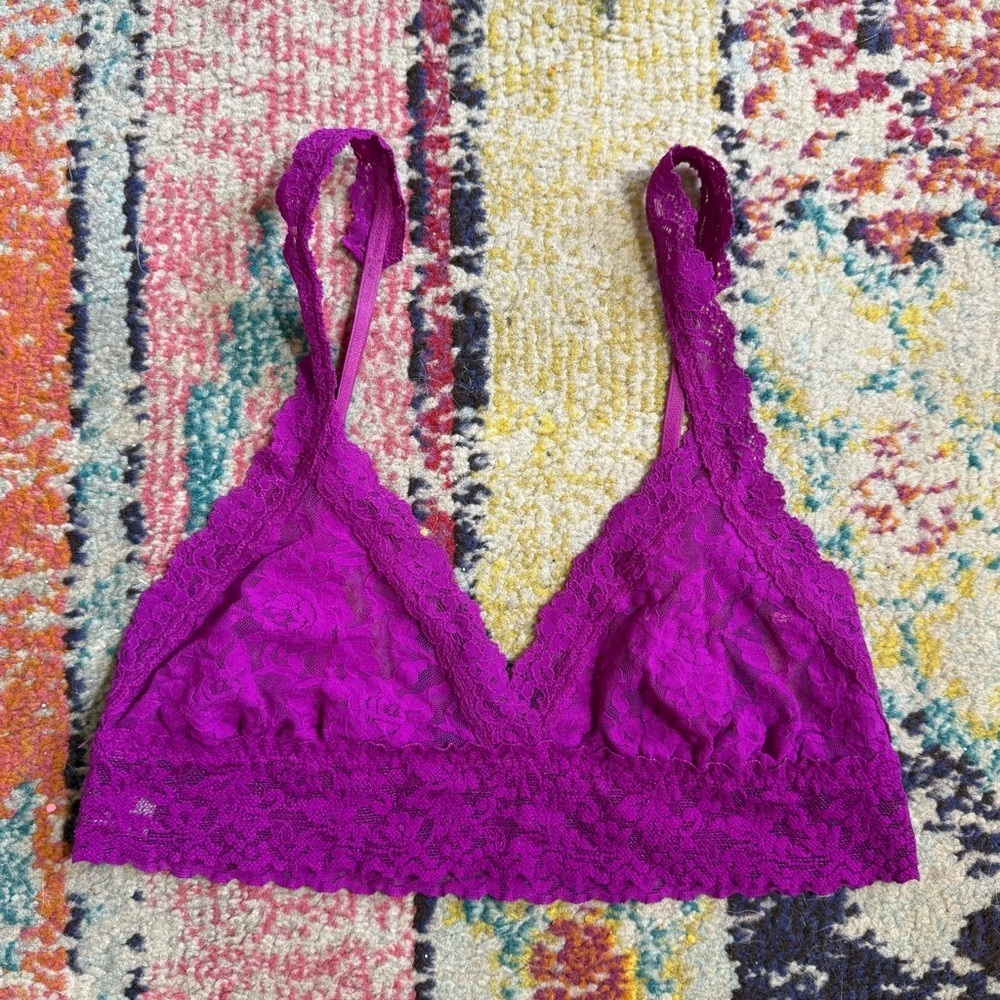 Hanky panky Signature Lace® Crossover Bralette Marmalade Purple size S